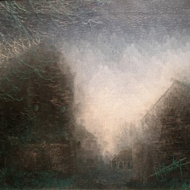 Adieu Rêve: Huile sur toile 60X50 (1977)